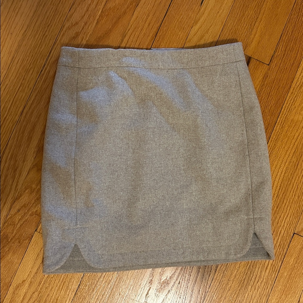 J. Crew Soft Gray Skirt